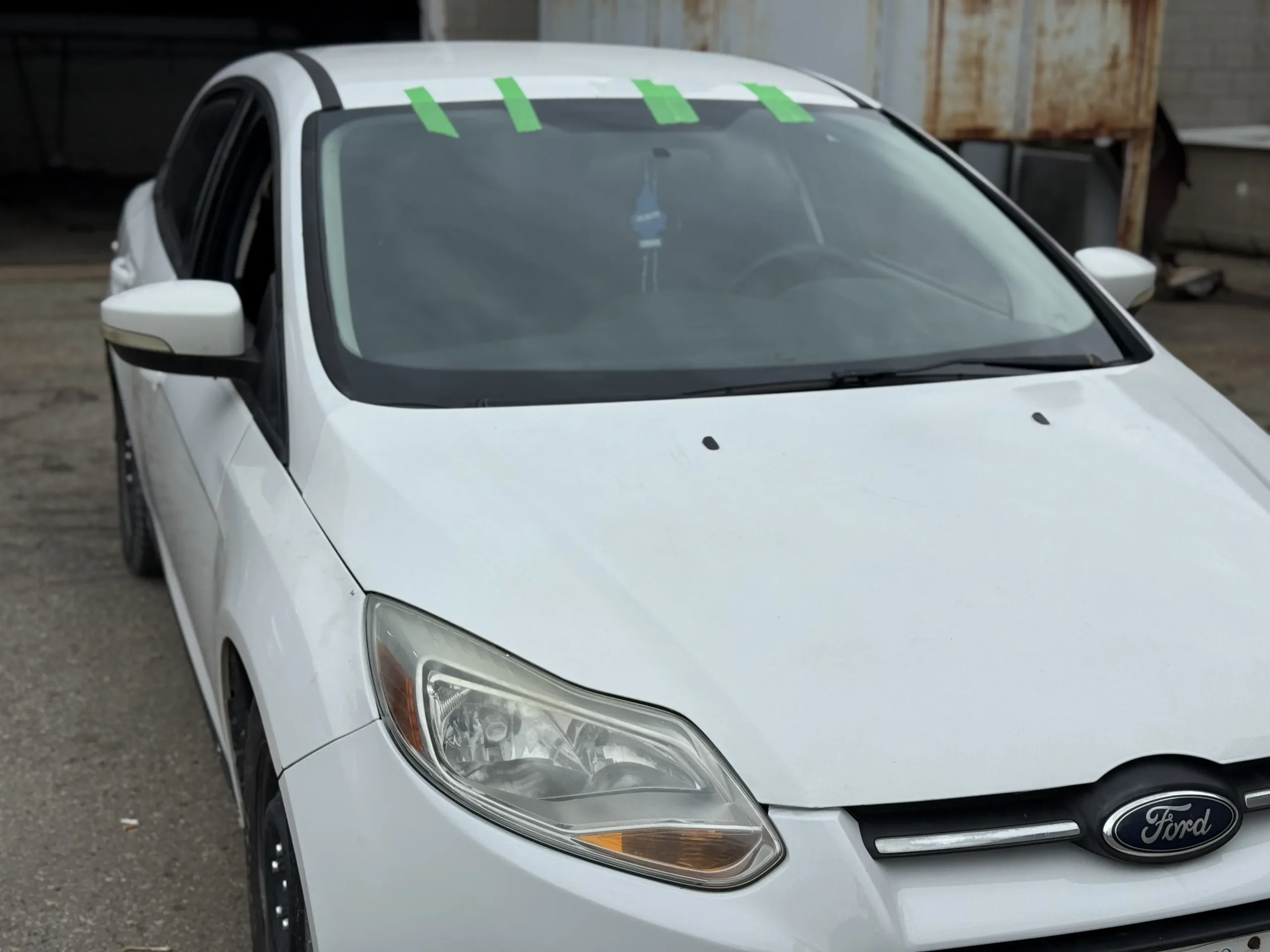 window glass detailing